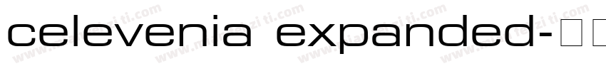 celevenia expanded字体转换